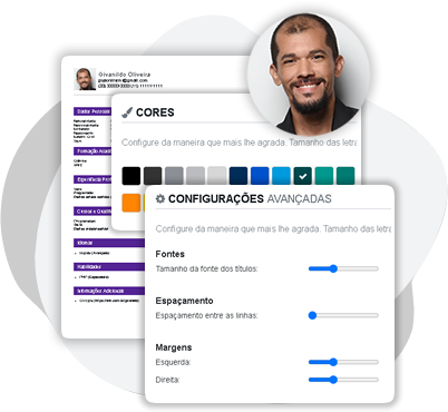 Como usar nosso gerador de currículo - Selecione um modelo