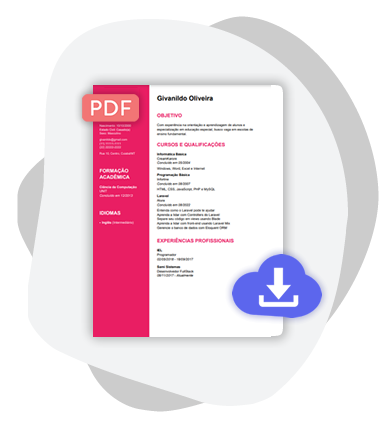 Como usar nosso gerador de currículo - Baixe seu currículo